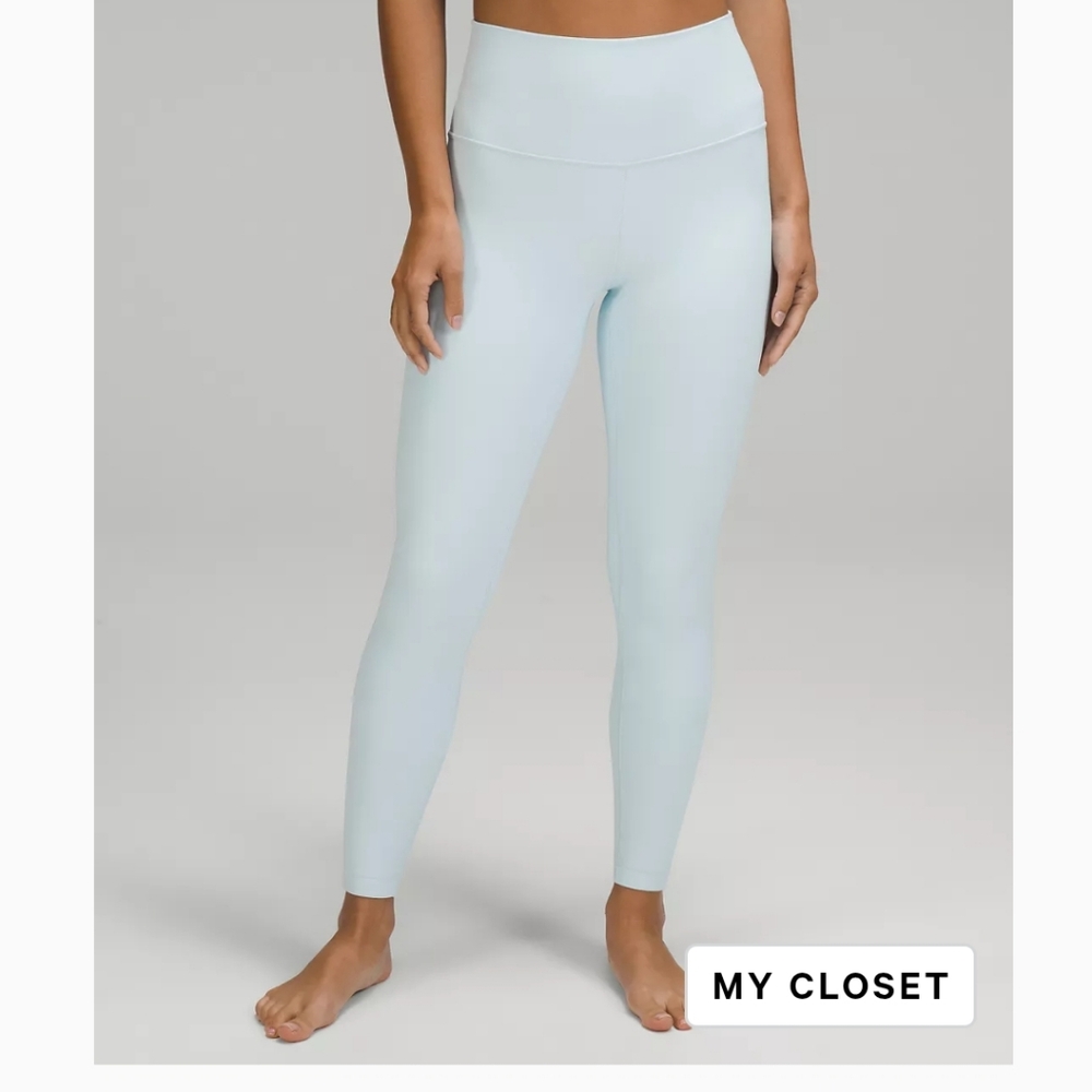 Lululemon Align 28" Powder Blue High-Waisted Leggings